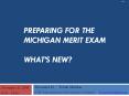 Preparing for the Michigan Merit Exam What PowerPoint PPT Presentation