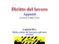 Diritto del lavoro Appunti a cura di Franco Liso PowerPoint PPT Presentation