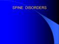 SPINE DISORDERS PowerPoint PPT Presentation