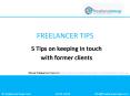 5 Tips on keeping in touch with former clients PowerPoint PPT Presentation