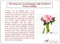 The cheap ways to get bouquets with real flowers for my wedding