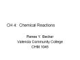 CH 4: Chemical Reactions PowerPoint PPT Presentation