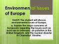 Environmental Issues of Europe PowerPoint PPT Presentation
