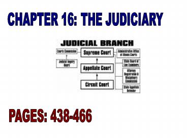 THE JUDICIARY