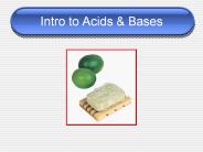Intro to Acids