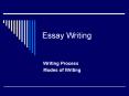 Essay Writing PowerPoint PPT Presentation