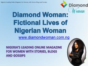 Diamond Woman  - Fictional Lives of Nigerian Woman