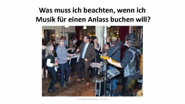 Alleinunterhalter gesucht: Was muss ich beachten