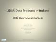 LiDAR Data Products in Indiana PowerPoint PPT Presentation