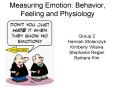 Measuring Emotion: Behavior, Feeling and Physiology PowerPoint PPT Presentation