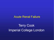 Acute Renal Failure