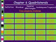 Chapter 6 Quadrilaterals
