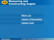 Measuring and