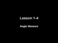 Angle Measure PowerPoint PPT Presentation