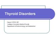 Thyroid Disorders