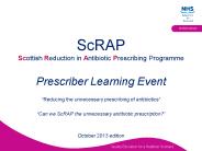 ScRAP Scottish Reduction in Antibiotic Prescribing Programme