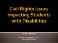 Civil Rights Issues Impacting Students with Disabilities PowerPoint PPT Presentation