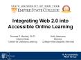 Integrating Web 2.0 into Accessible Online Learning PowerPoint PPT Presentation