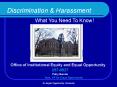 Office of Institutional Equity and Equal Opportunity PowerPoint PPT Presentation