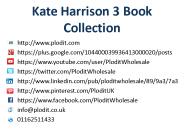 Kate Harrison 3 Book Collection