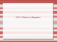 upvc windows in bangalore| spikerwindows