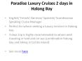 Paradise luxury cruises 2 days in halong bay PowerPoint PPT Presentation