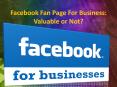 Facebook Fan Page For Business: Valuable or Not? PowerPoint PPT Presentation