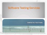 Software Testing Services