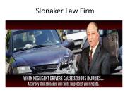 Slonaker Law Firm-Experienced auto accident lawyer in Marion County