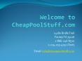 Pool Supplies Online by Cheap Pool Stuff