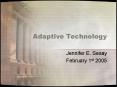 Adaptive Technology PowerPoint PPT Presentation