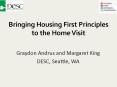 The Home Visit  In a Housing First Model PowerPoint PPT Presentation