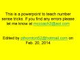 This is a powerpoint to teach number sense tricks. If you find any errors please let me know at mccoach3@aol.com  Edited by pthornton52@hotmail.com on Feb. 20, 2014 PowerPoint PPT Presentation