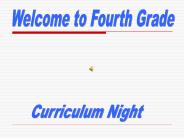 Third Grade Curriculum