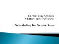 Carmel Clay Schools CARMEL HIGH SCHOOL PowerPoint PPT Presentation