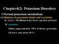 Chapter4(2) Potassium Disorders PowerPoint PPT Presentation