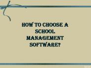 PPT – School Management Software PowerPoint presentation | free to ...