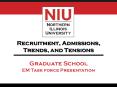 Recruitment, Admissions, Trends, and Tensions PowerPoint PPT Presentation