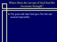 Where Does the servant of God find His Awesome Strength? PowerPoint PPT Presentation