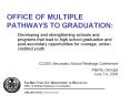 OFFICE OF MULTIPLE PATHWAYS TO GRADUATION: PowerPoint PPT Presentation