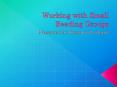 Working with Small Reading Groups PowerPoint PPT Presentation