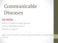 Communicable Diseases PowerPoint PPT Presentation