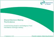 Commissioning Analysis and Intelligence Team