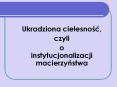 Ukradziona cielesnosc, PowerPoint PPT Presentation