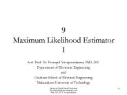 Advanced Digital Signal Processing