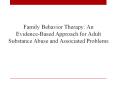 Family Behavior Therapy: An PowerPoint PPT Presentation