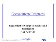 Baccalaureate Programs