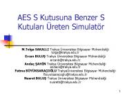 AES S Kutusuna Benzer S Kutulari 