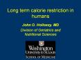 Long term calorie restriction in humans PowerPoint PPT Presentation