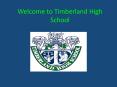 Welcome to Timberland High School PowerPoint PPT Presentation